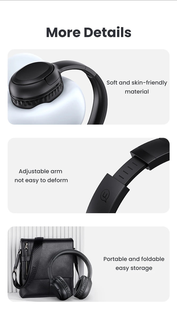 USAMS 40H TWS HiFi Headphones